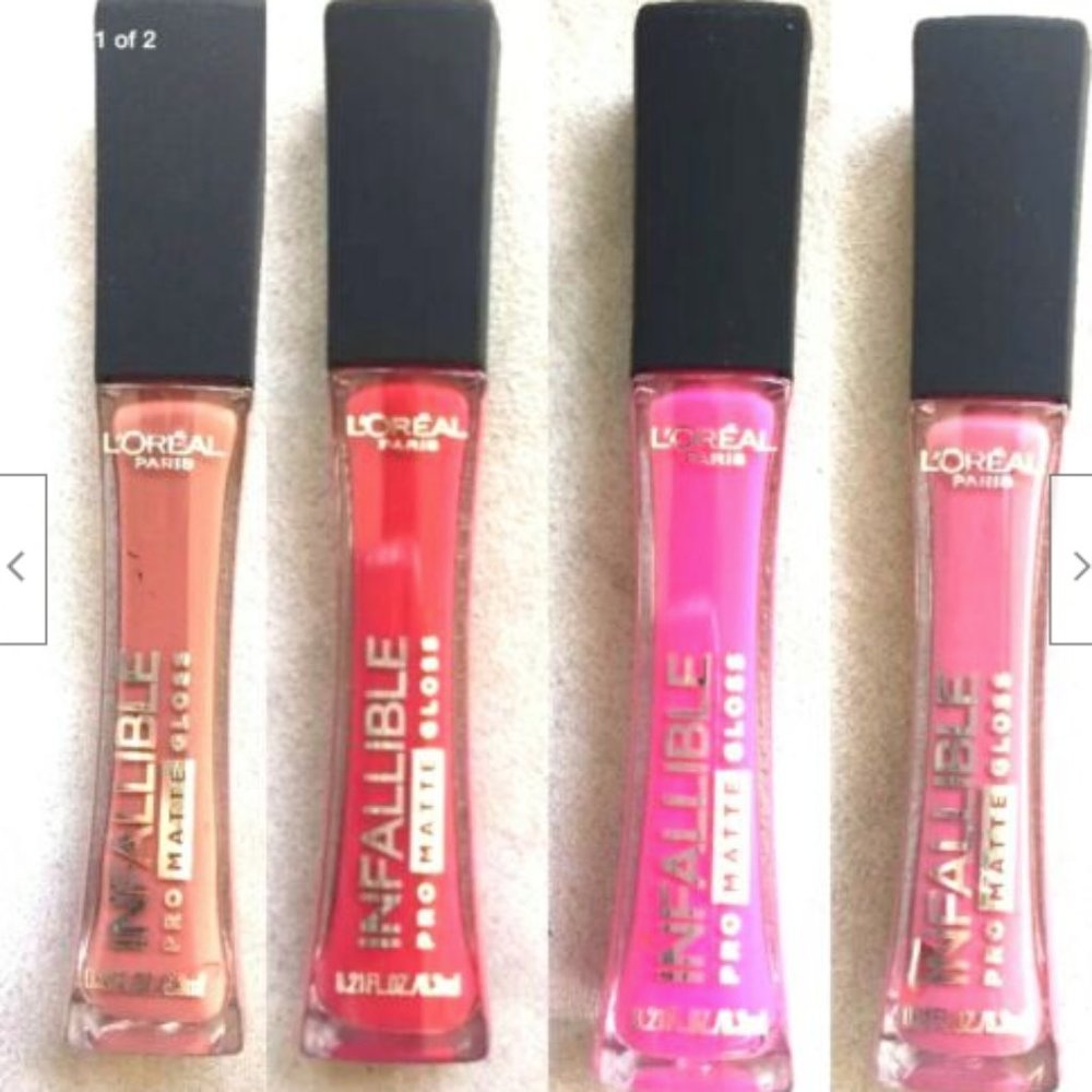 Loreal Infallible Pro Matte Gloss Set Of 4.